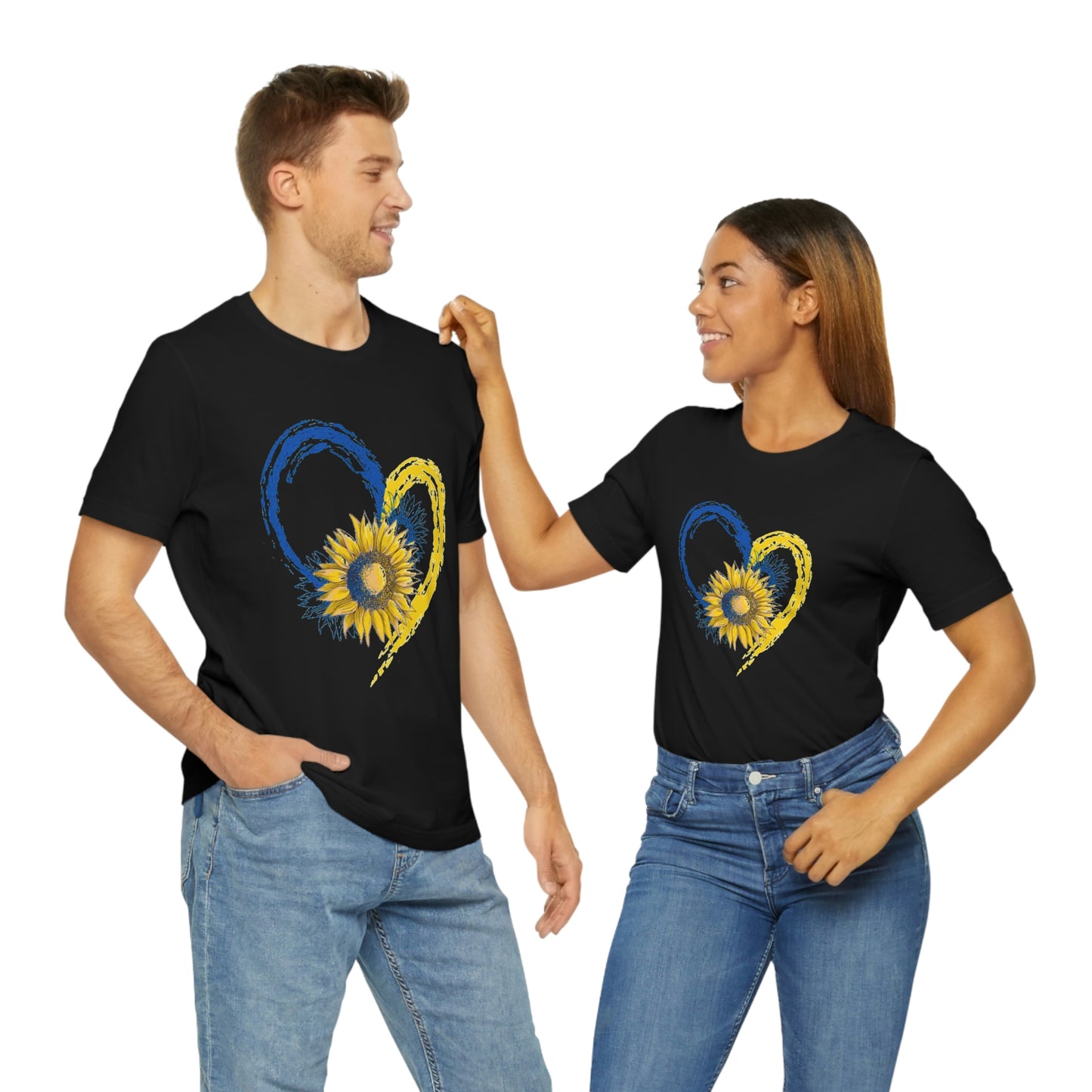 MarcheN™ - T-Shirt Unisex Ukraine Heart